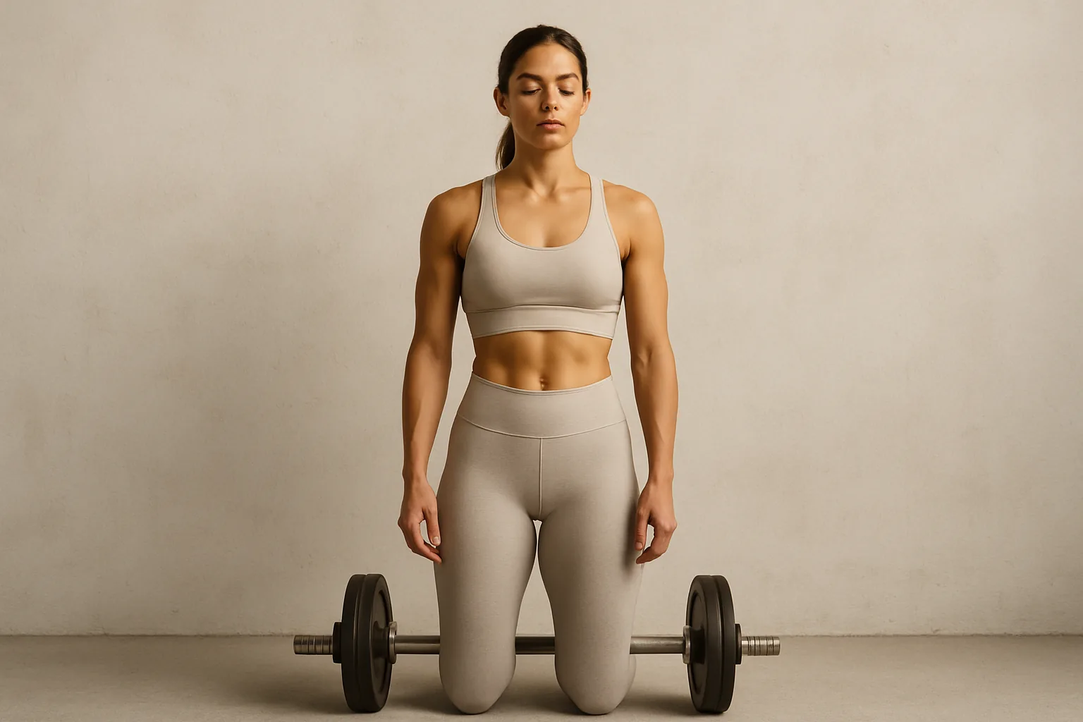 Editorial image showing quiet confidence through consistent training and long-term progress.