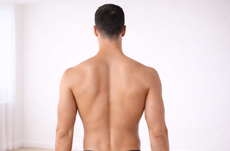 Back progress photo example